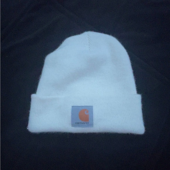 White Carhartt Beanie - Picture 1 of 2